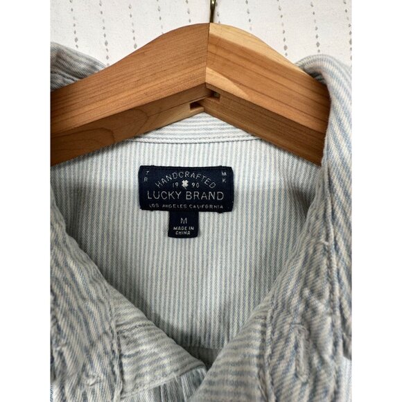 The Scrappy Camper Womens Button Shirt Sz M Upcycled Quilted Daisy Floral Boho - Picture 8 of 14